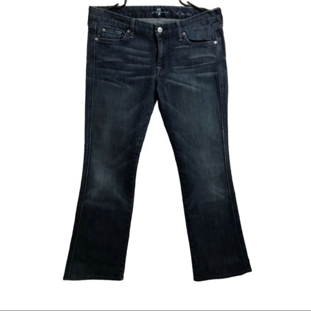 7 For All Mankind A Pocket Blue Flared Jeans size 31